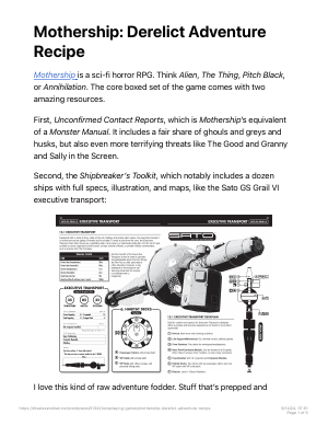 The Alexandrian -- Mothership- Derelict Adventure Recipe.pdf